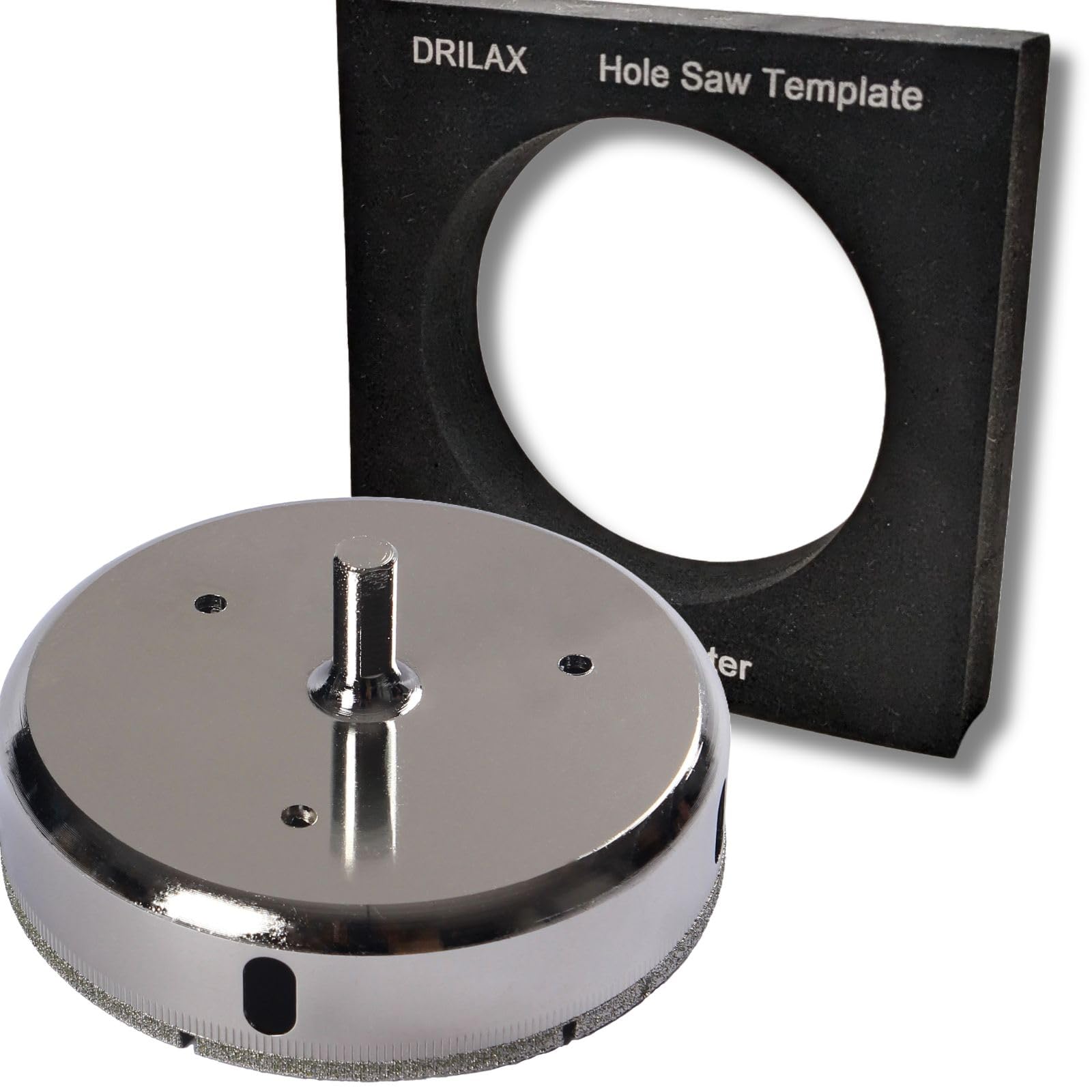 Drilax 115mm Diamond Hole Saw Hole Cutter for Tiles, Ceramic, Porcelain, Glass, Quartz, Granite, Marble, Floor Drain, Toilet Flange, Shower Installation