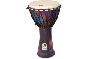 Toca SFDJ-10WP Freestyle Rope Tuned 10-Inch Djembe - Woodstock Purple Finish
