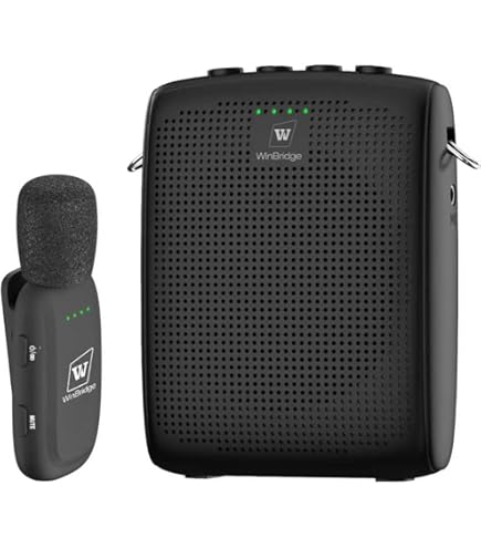 Amazon.com: ZOWEETEK Voice Amplifier with Wireless Lavalier