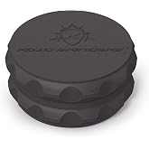 Kozo 2.5" Grinder 2-Piece Strong Grip (Black)
