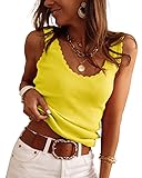 Tankaneo Womens V Neck Tank Tops 2025 Sleeveless