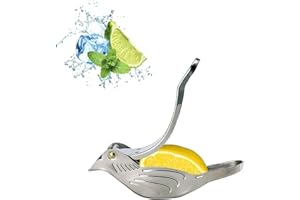 OGWSRK Elegant Bird Stainless Steel Manual Lemon Juicer and Lime Squeezer, Manual Lemon Juicer, Stainless Steel Fruit Juicer Portable Lemon Citrus Bird Lemon Juicer Kitchen Gadget Manual Lemon Juicer