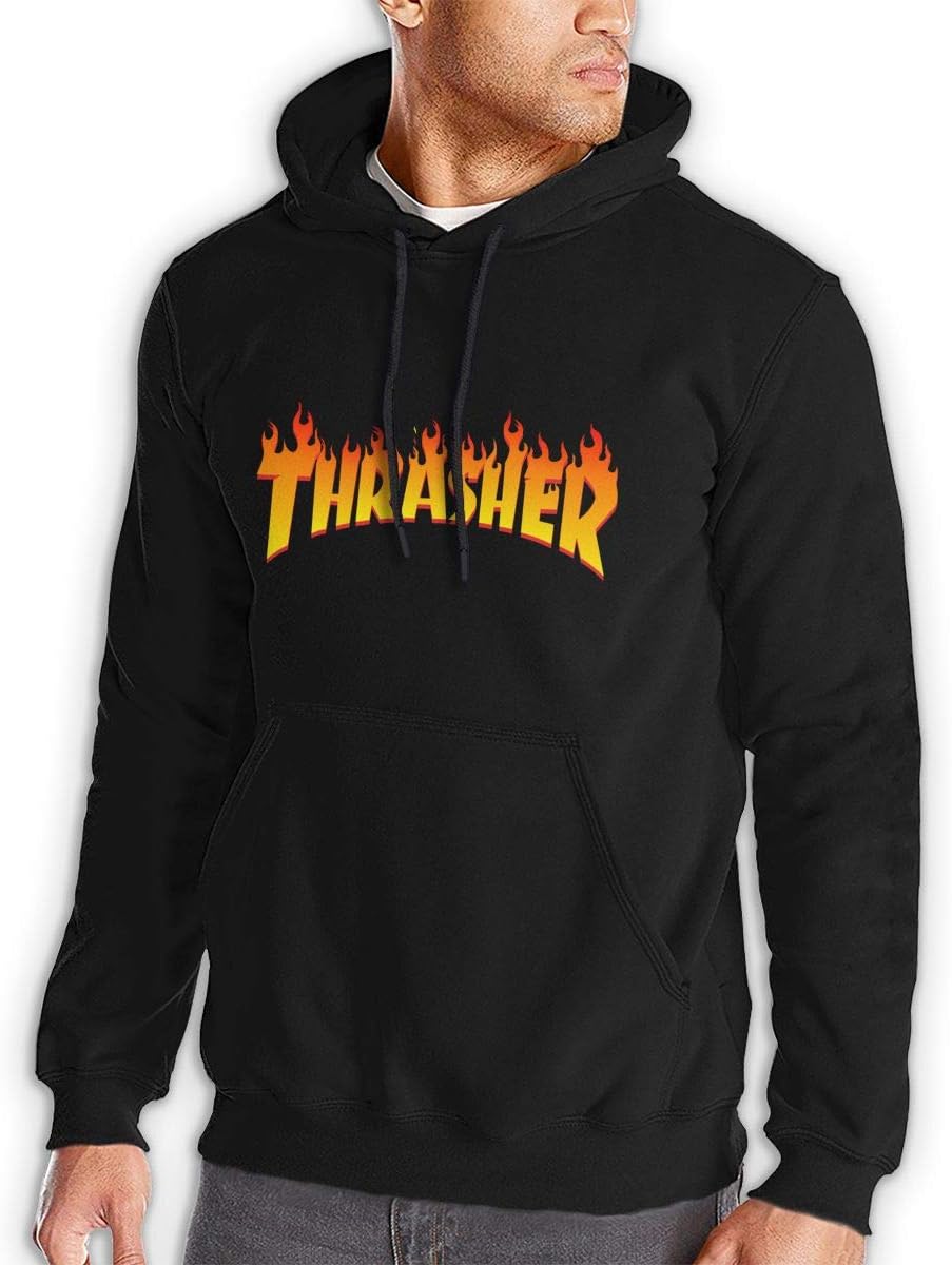 Thrasher Flame Men's Hoodie Fashion Sweatshirt