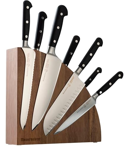 Amazon.com: Messermeister Oliva Elite 6-Piece Magnet Block Set