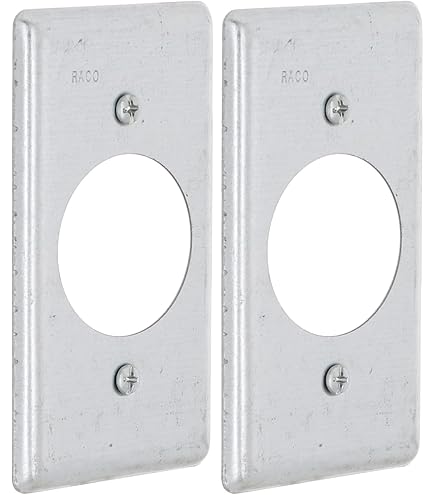 Hubbell 867 Raco Handy Box Cover with (1) 20A 1.59