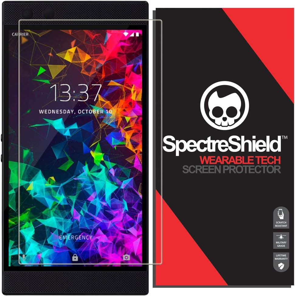 Spectre Shield Screen Protector for Razer Phone 2 Screen Protector (2019) Case Friendly Accessories Flexible Full Coverage Clear TPU Film