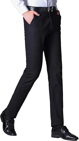 Amazon Co Jp Ray Varitto スラックス スリム ビジネス カジュアル 美脚 ストレッチ パンツ メンズ ブラック 30 服 ファッション小物