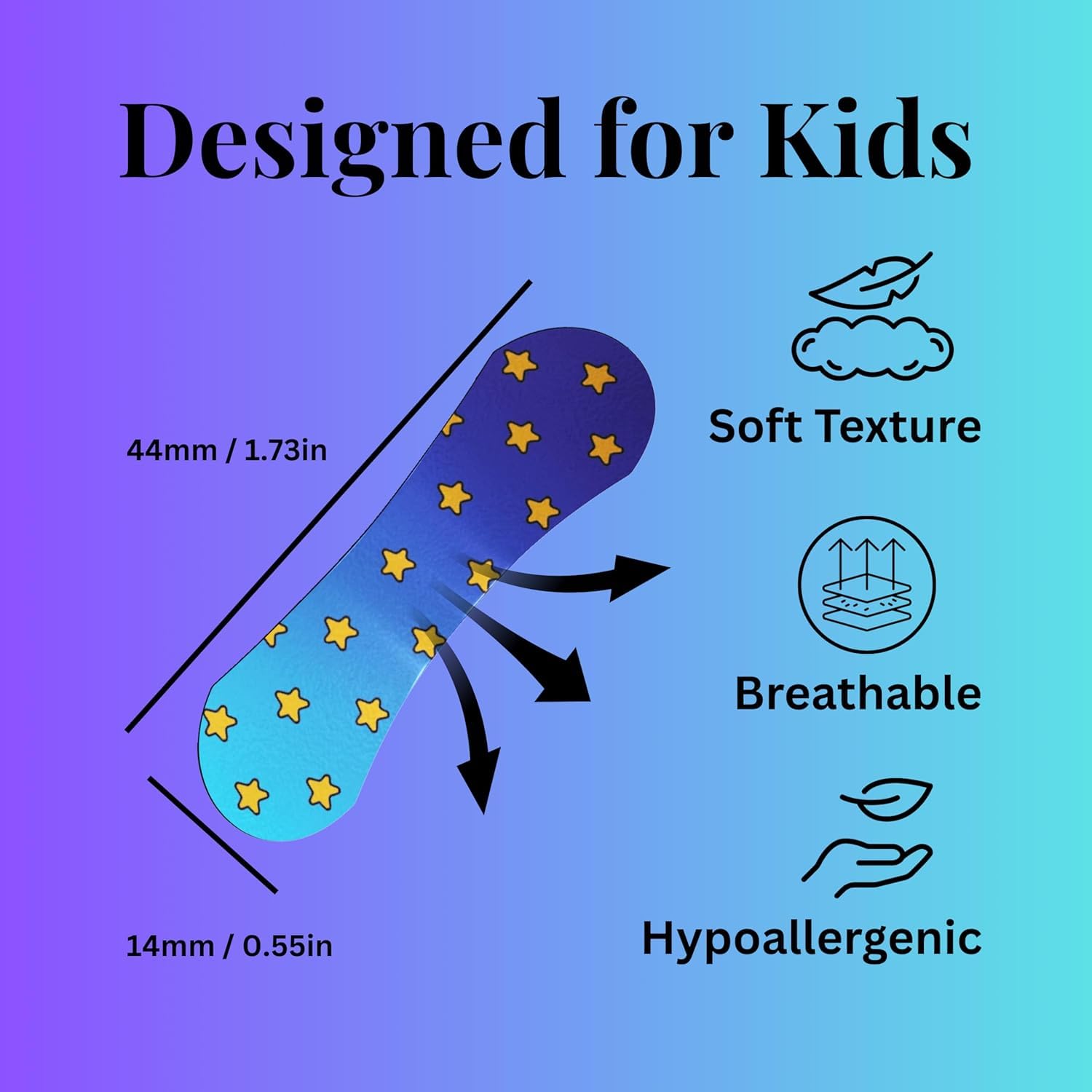 Mama's Nasal Strips for Kids, Hypoallergenic & Soft, Safe for Kids Nose Strips, Immediate Relief for Breathing and Sleeping | Easy to Use, Drug Free, and Non Toxic (48 Count (Pack of 1))