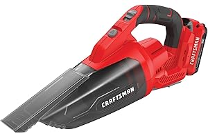 CRAFTSMAN V20 Cordless Hand Vacuum, 45 CFM, 2 Stage Filtration System with Filter, Battery and Charger Included (CMCVH001C1)