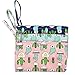 Optimech Set of 3 Cactus Pattern Canvas Zipper Coin Purse Wallet Bag Cosmetic Pen Pencil Stationery Pouch Bag Case by Erlvery DaMain