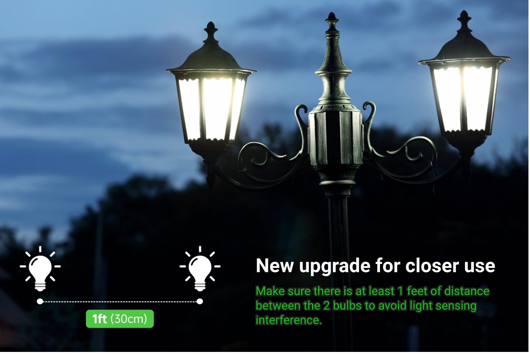 4-Pack Dusk to Dawn Light Bulbs Outdoor 75 Watt Equivalent, Automatic On/Off Sensor LED Bulb, 10W Daylight 5000K,1100 Lumen, A19 E26 Bulbs Photocell for Wall lamp Porch Garage Yard Light(Non-dimmable)