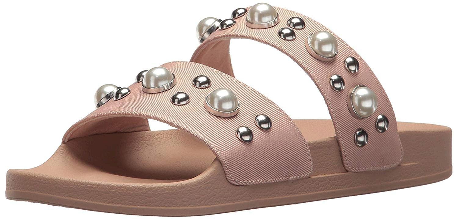 Steve Madden Women's Polite Slide Sandal, Blush, 7