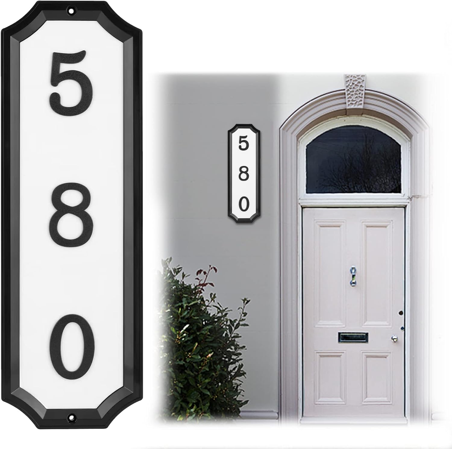 Plaques & Wall Art - SINKAA Reflective House Numbers for Outside - 16