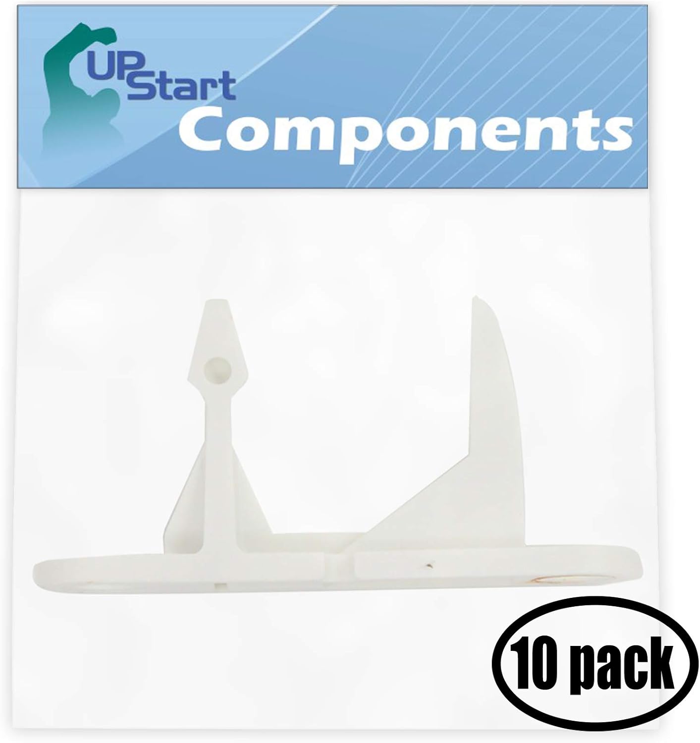 10-Pack 131763310 Washer Door Striker Replacement for Frigidaire Washing Machines - Compatible with Part Number AP3580441, 134456600, 1032664, 131763300, AH890617, EA890617, PS890617
