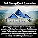 The Big Blue Mtn Paracord Survival Bracelet Emergency Kit | Compass, Flint Fire Starter, Knife, Scraper & Whistle | Camping Hiking Fishing Hunting Gear (FS)