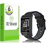 Pebble 2 Screen Protector (6-Pack), IQ Shield LiQuidSkin Full Coverage Screen Protector for Pebble Time 2 HD Clear Anti-Bubble Film - with