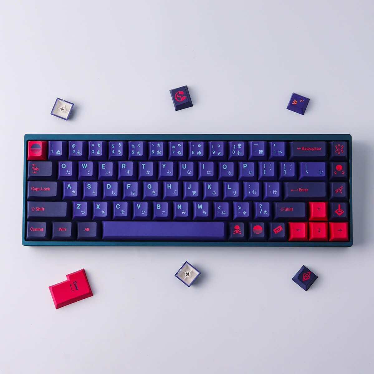 Mua PBT Keycaps 158 Keys Laser Keycaps Cherry Profile Dye-Sublimation ...