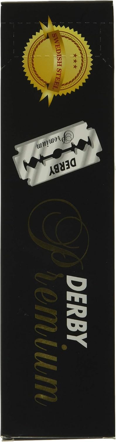 Derby Premium Double Edge Razor Blades - 100 Blades (20×5), Black, 1 count (Pack of 100) - Image 4