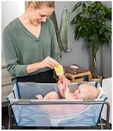 Stokke Flexi Bath Newborn Support White Ergonomic Insert for Birth to 8 Months view 7