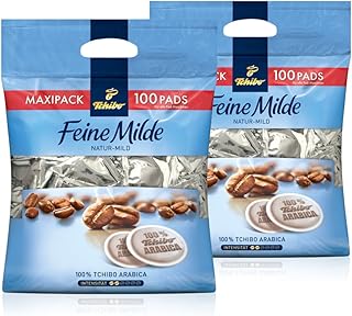 Tchibo Feine Milde Kaffee-Pads, 200 Stück (2 x 100 Pads)