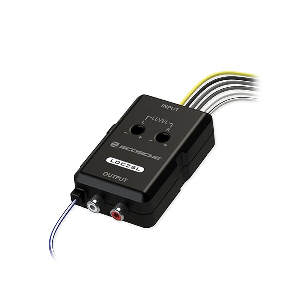 SCOSCHE LOC2SLSD CAR STEREO 2-CHANNEL ADJUSTABLE AMPLIFIER ADD-ON ADAPTER