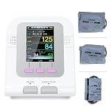 CONTEC Fully Automatic Blood Pressure Monitor Upper Arm Cuff 3 Mode 3 Cuffs Electronic Sphygmomanometer 300 Sets Memory
