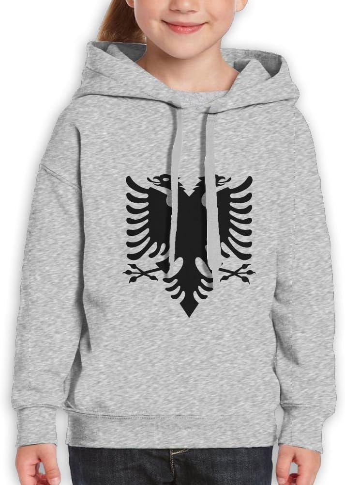 Albanian Eagle Grunge Unisex Children 100% Cotton Hoodie Novelty Hoodies