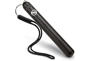 RAW ESD Pre-Roll Cone Tube Conetainer - Black - Fits King Size and 1-1/4 Cones - Pocket-Size Cigarette Container