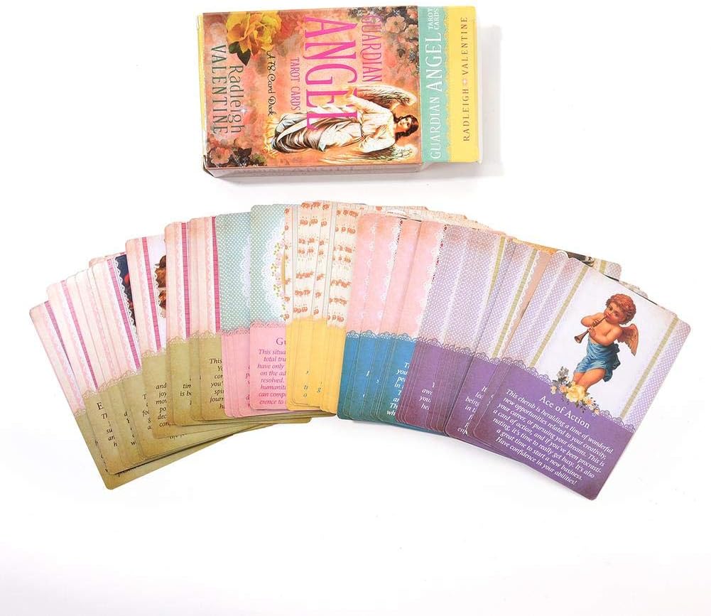 Fairy Tarot Cards, 78 Sheets Guardian Angel Tarot Cards, Game Board Tarot Cards, Fun Board Game Cards