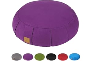 FelizMax Round Zafu Meditation Cushion 41cm×41cm×15cm Zabuton Meditation Pillow Yoga Bolster/Pillow Floor seat Zippered Organ