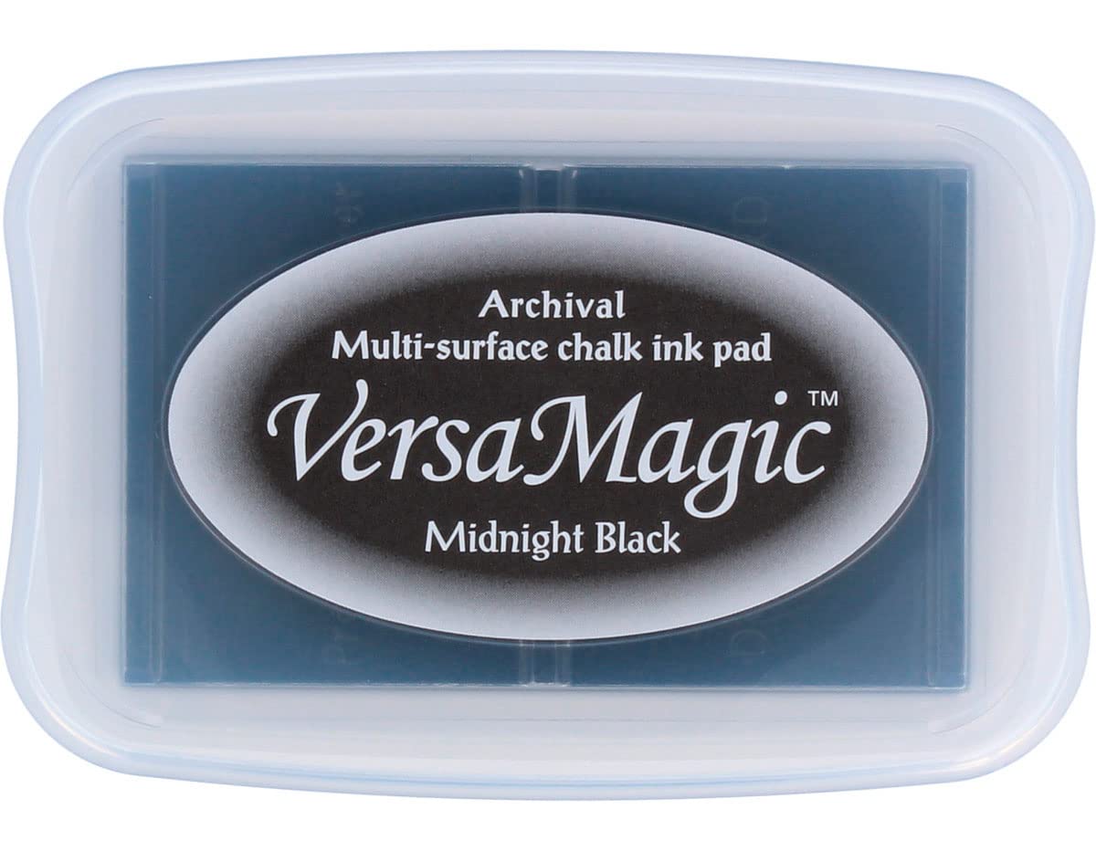 Tsukineko Versamagic Chalk-Finish Ink Pad - Midnight Black — image 1