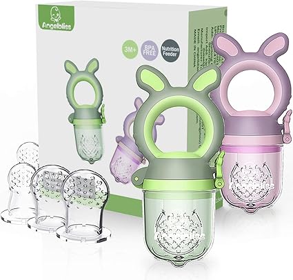 Amazon Com Angelbliss Baby Food Feeder Pacifier Organic Fresh