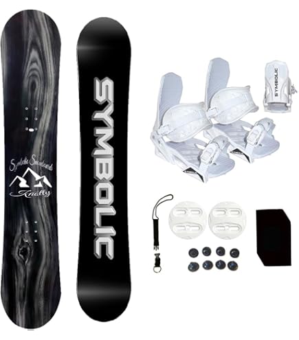 Amazon.com : Symbolic Airwalk 140cm-155cm Snowboard and White