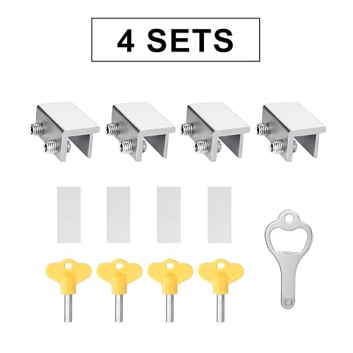 Window Lock BEoffer s 6 Sets, Sliding Security s With Keys For Vertical ...