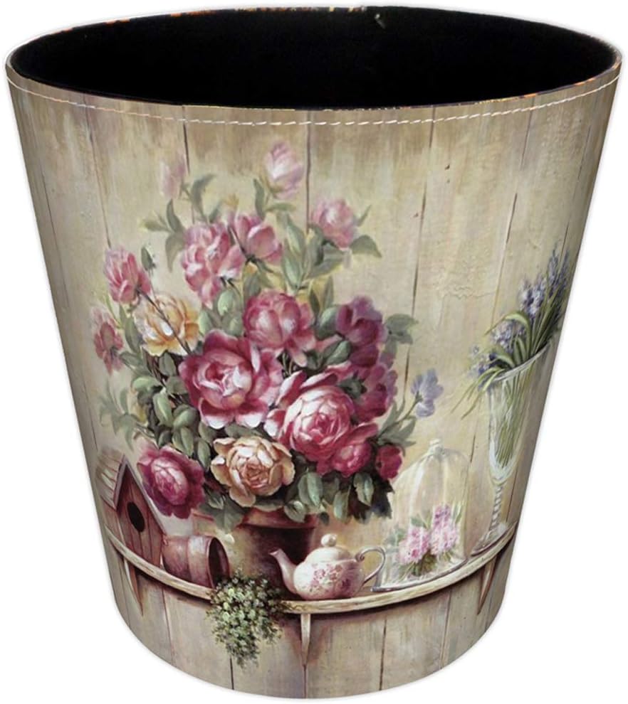 Lingxuinfo Wastebasket Trash Can, 10L