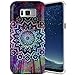 Galaxy S8 Case, ZUSLAB Mandala Design, Slim Shockproof Flexible TPU, Soft Rubber Silicone Skin Cover for Samsung Galaxy S8 (Purple Mandala)