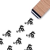 Cute Busy Bee Mini Rubber Stamp - 3/5 Inch Wooden Stamp For Scrapbooking, Cards & Planner Journaling