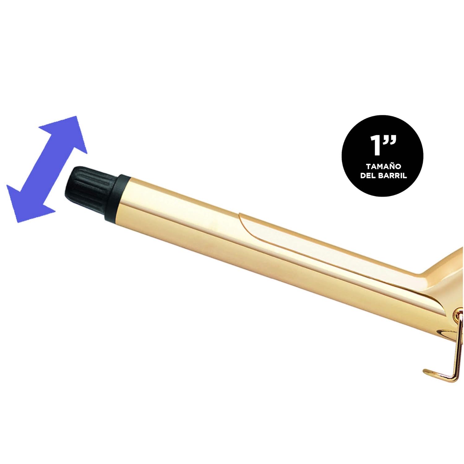 hot tools curling iron extra long barrel