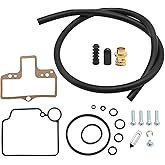 CADUFUELLY Carburetor Rebuild Repair Replacement for Mikuni HSR42 45 48 Smoothbore KHS-016 Motorcycle Carb