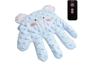 Koconh Baby Patting Sleeping Toy - Baby Patter for Sleep, Cute Cartoon Automatic Baby Soothing Palm with Remote Control (Elephant)
