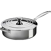 Le Creuset Tri-Ply Stainless Steel Saute Pan, 3 qt.