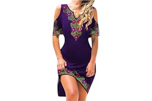 FQZWONG Mexican Dress Women Traditional Fiesta Cold Shoulder Sexy V Neck Short Sleeve Mini Dress Summer Floral Casual Dress