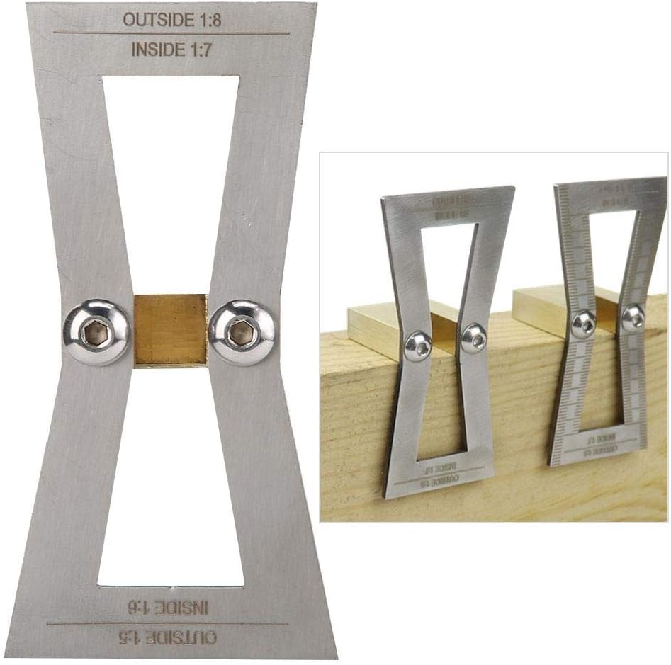 Stainless Steel Swallowtail Gauge Woodworking Tool with Scale for ...