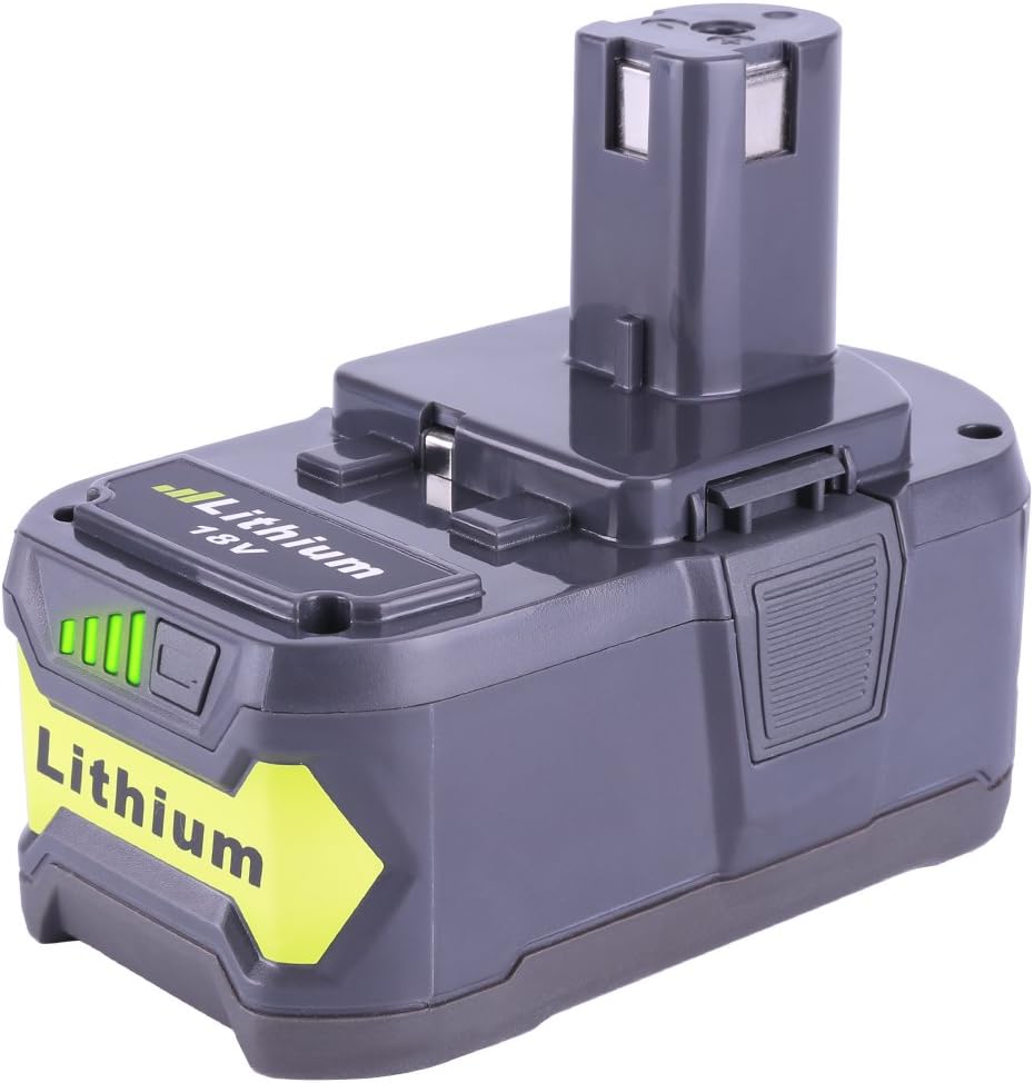 Biswaye 18V 4000mAh Lithium Cordless Power Tool Replacement Battery for RYOBI One Plus RB18L40 RB18L13 RB18L25 RB18L50 P102 P103 P104 P105 P106 P107 P108