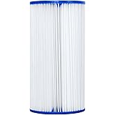 Bestway 4.2 x 8 Inch Type III-A/C Filter Cartridge for Outdoor Swimming Pool Filter Pump Replacement Compatible with 530 to 1500 Gallons Filter Pump