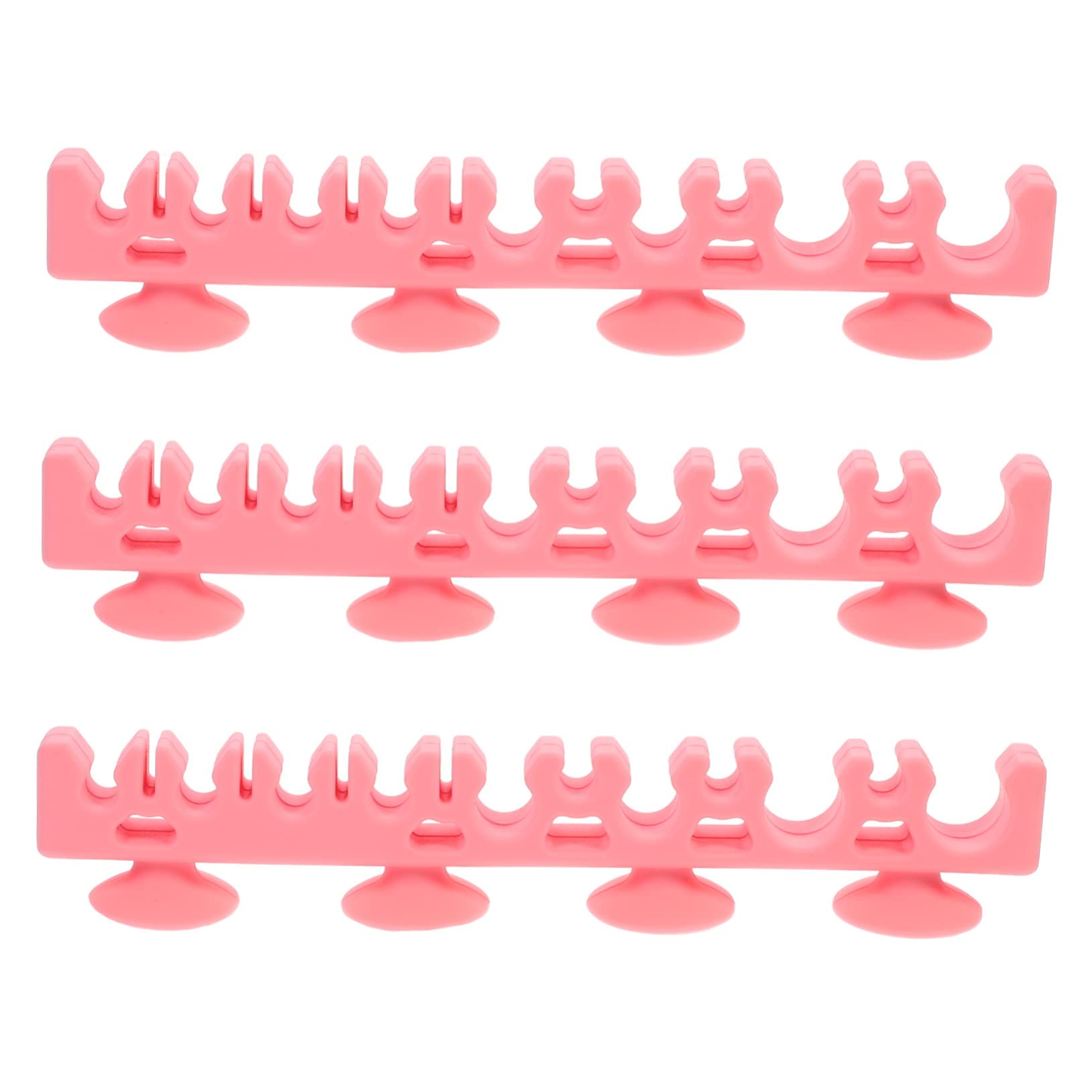 Beatifufu 3pcs Makeup Brush Drying Rack Makeup Brush Organizer Tower Organizer Cosmetic Tower Silicone Drying Rack Holder Holder Dryer