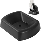 AR-PRO Jack Wheel Chock Stabilizer, Fit 6" Single Wheel | Heavy Duty Rubber, Travel Trailer Jack Caster Wheel Dock, Wheel Stopper, Fit Boat RV Trailers and Caravans
