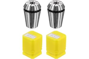 uxcell ER20 Spring Collet, 1/4" Chuck for CNC Engraving Machine Lathe Milling 2pcs