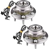 MOSTPLUS Front Pair Wheel Bearing & Hub Assembly 515096X2 Compatible for Chevy Silverado 1500 Avalanche Tahoe Escalade GMC Sierra Yukon 4x4 515096X2 (Set of 2)