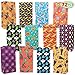 JOYIN 72 Pack of Halloween Goodie Bags; 12 Assorted Designs Paper Treat Bags for Classroom Treat Bags Halloween Party Favors, Trick or Treating Candy Bags, Goodie Bags